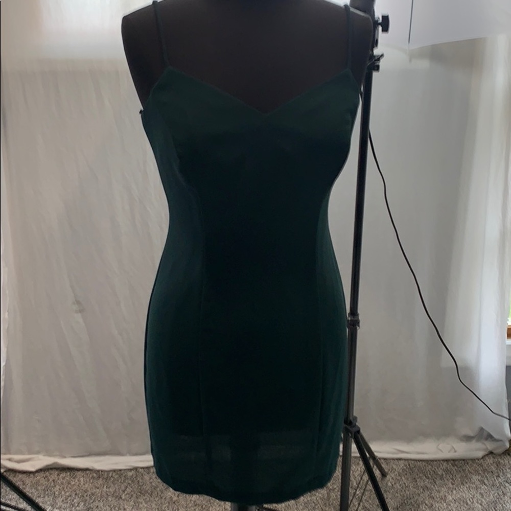 NWT Rampage Dark Green Mini Dress size 9